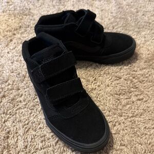 Kids Black vans size 1